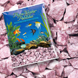 Pure Water Pebbles&reg; White Rose Aquarium Gravel